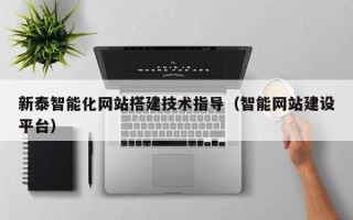 荆门新泰智能化网站搭建技术指导（智能网站建设平台）